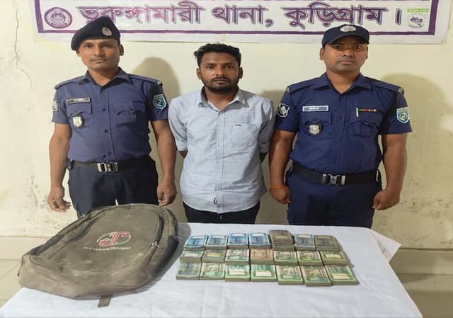 ভূরুঙ্গামারীতে ছিনতাইয়ের সাড়ে ৬ লাখ টাকাসহ মুলহোতা গ্রেফতার