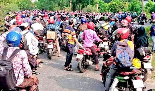 বঙ্গবন্ধু সেতুতে মোটরসাইকেল পারাপারের রেকর্ড