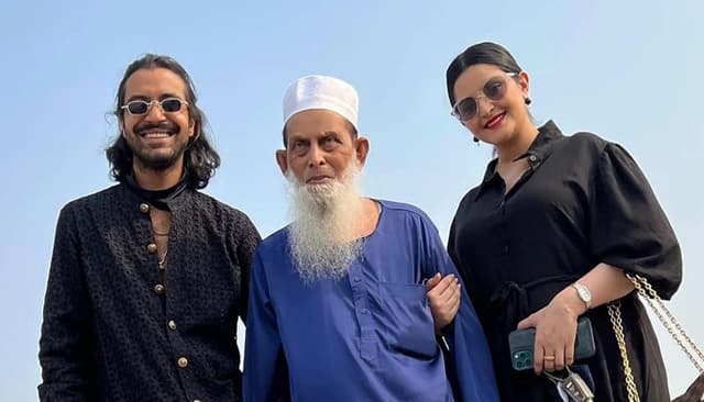 স্বামী ও নানাকে নিয়ে কক্সবাজারে ঈদ করবেন পরীমণি