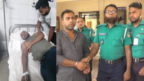 বরিশালে নির্বাচনের সংবাদ সংগ্রহকালে সাংবাদিকদের উপর হামলা, ইউপি সদস্য গ্রেফতার