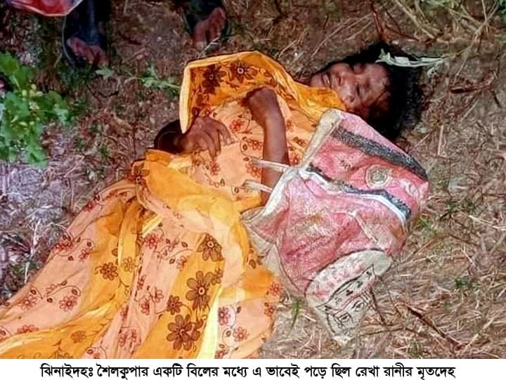 শৈলকুপার বিলে নারীর মৃতদেহ