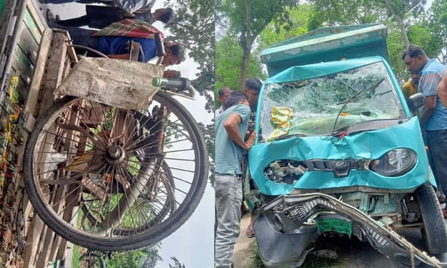 ঝিনাইদহে পিকআপ ভ্যানের  ধাক্কায় শিশুসহ নিহত চার