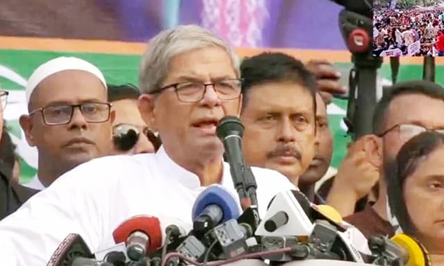 সংঘাত নয়, শান্তিপূর্ণভাবে ক্ষমতার পরিবর্তন চাই : ফখরুল