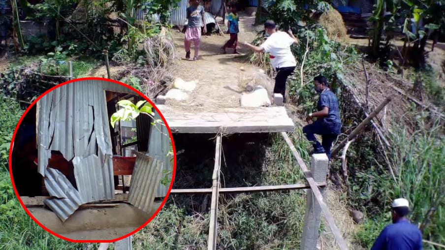 বর্তমান ও সাবেক চেয়ারম্যানের সমর্থকের সংঘর্ষ;  ভাংচুর লুটপাট