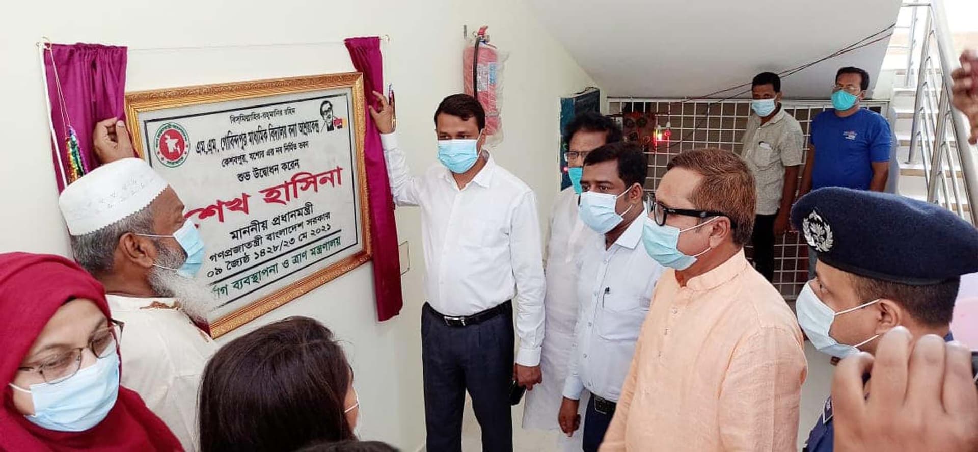 কেশবপুরে বন্যা আশ্রয় কেন্দ্র উদ্বোধন