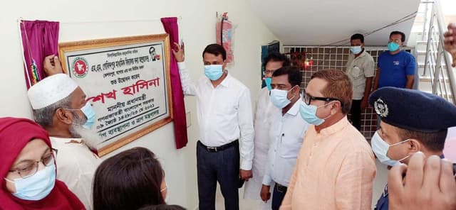 কেশবপুরে বন্যা আশ্রয় কেন্দ্র উদ্বোধন