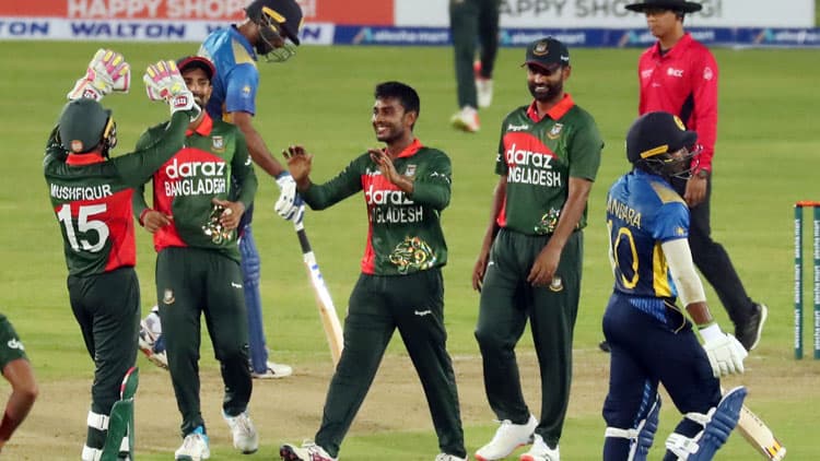 লঙ্কানদের বিপক্ষে সিরিজ জয় টাইগারদের