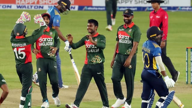 লঙ্কানদের বিপক্ষে সিরিজ জয় টাইগারদের