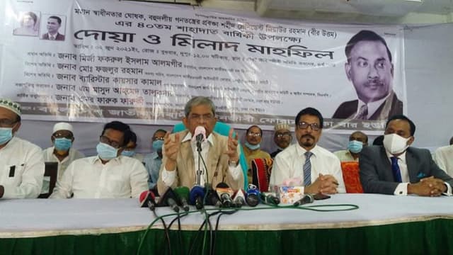 লুটেরাদের প্রণোদনা দিচ্ছে সরকার: মির্জা ফখরুল