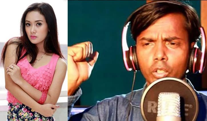 ইন্দোনেশিয়ান গায়িকার গান গাইলেন হিরো আলম
