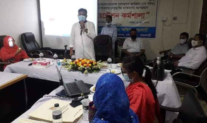 গোয়ালন্দে শিশু ও নারী উন্নয়নে দিনব্যাপী কর্মশালা