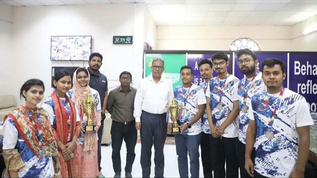 আন্তঃবিশ্ববিদ্যালয় দাবা ও ক্যারাম প্রতিযোগিতায় রানার্স আপ জবি
