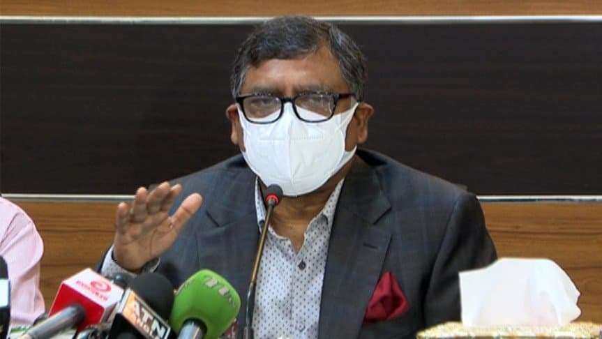 শর্ত ভাঙায় নারাজ হয়েছে চীন : স্বাস্থ্যমন্ত্রী