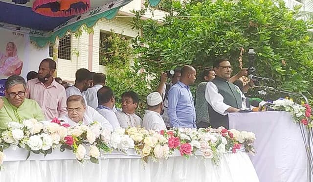 কারো নিষেধাজ্ঞায় নির্বাচন থেমে থাকবে না : কাদের