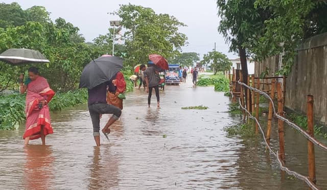 বিপদসীমার ১১০ সেন্টিমিটার উপরে আজমিরীগঞ্জে নদীর পানি