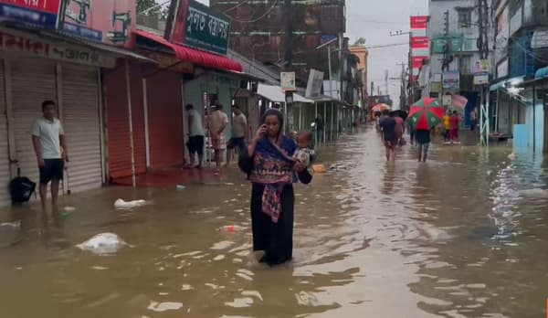 বৃষ্টিতে প্লাবিত সিলেট, দীর্ঘায়িত হতে পারে ভারি বর্ষণ: আবহাওয়া দপ্তর