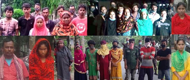 মহেশপুর সীমান্তে বিজিবির হাতে আটক-৩১