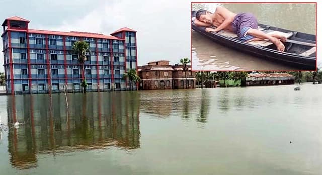 পানির সাথে যুদ্ধ প্রতাপনগরের বাসিন্দাদের