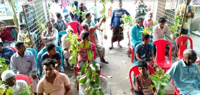 দেবীদ্বারে প্রধানমন্ত্রীর ডাকেই বৃক্ষরোপন কর্মসূচি