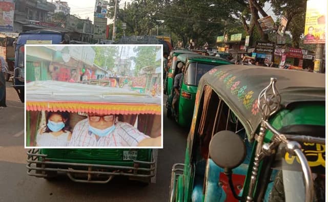 সরাইলে'র প্রবেশ পথে যানজট, ভোগান্তি চরমে