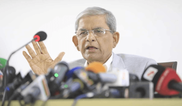 বিএনপির ভারতের বিরুদ্ধে নয়, শেখ হাসিনার বিরুদ্ধে: ফখরুল