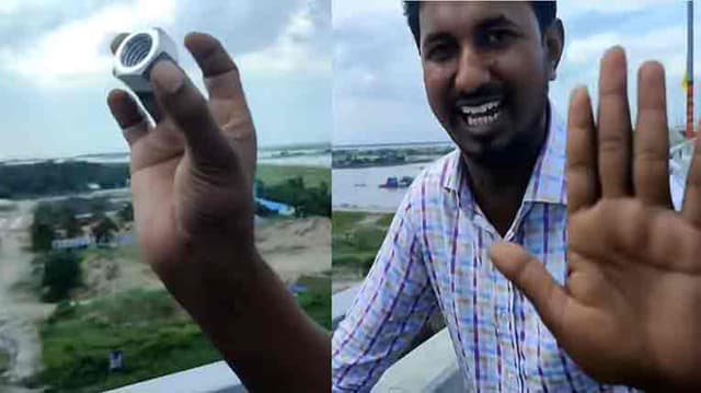 পদ্মা সেতুতে নাট খোলার আরেকটি ভিডিও ভাইরাল