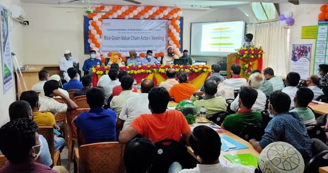 নেত্রকোণায় 'রাইস গ্রেইন ভ্যালু চেইন এক্টরস’ শীর্ষক মত বিনিময় সভা