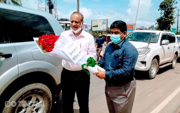 রোহিঙ্গা ক্যাম্প পরিদর্শনে জনপ্রশাসন মন্ত্রণালয়ের সচিব