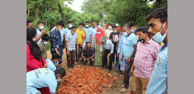 দেবীদ্বারে জনদূর্ভোগ নিরসনে আমেরিকা প্রবাসীর উদ্যোগ