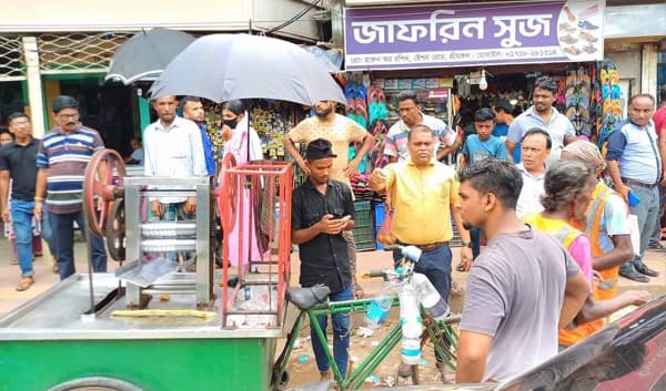 শ্রীমঙ্গল পৌরসভায় অবৈধ স্থাপনা উচ্ছেদ ও পরিছন্নতা অভিযান