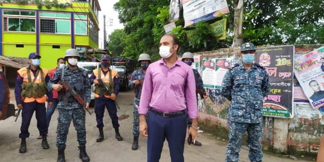 মোংলায় করোনা ভাইরাসের ঊর্ধ্বমুখী সংক্রমণ ,কঠোর প্রশাসন।