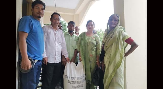 খাগড়াছড়ি  ইউনিয়নে প্রধানমন্ত্রীর ঈদ উপহার প্রদান