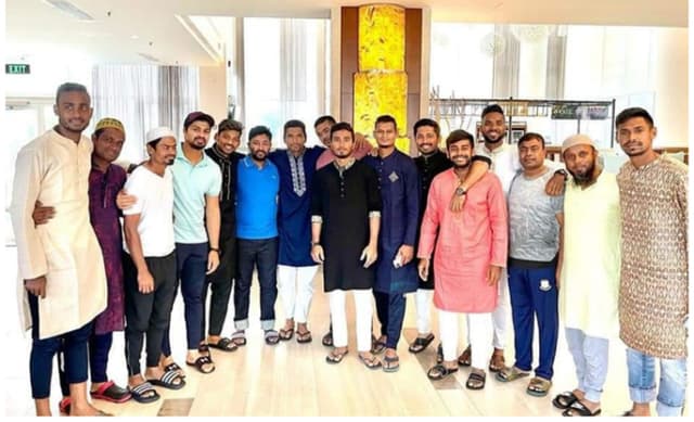উইন্ডিজে টাইগার দলের ঈদ উদযাপন
