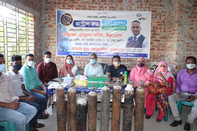 দেবীদ্বারে কোভিড-১৯ সেবা কার্যক্রম পরিচালনায় ‘কন্ট্রোল রোম’র উদ্ভোধন