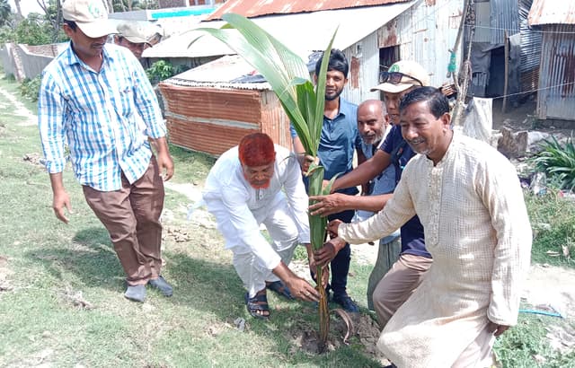 কুয়াকাটায় বনবিভাগের বৃক্ষ রোপণ কর্মসূচীর উদ্বোধণ