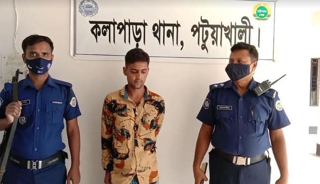 সপ্তম শ্রেনীতে পড়া শিক্ষার্থীকে শ্লীলতাহানির অভিযোগে যুবক গ্রেফতার