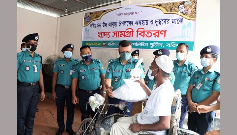 বিএমপি সুবিধা বঞ্চিতদের পাশে সদাজাগ্রত -পুলিশ কমিশনার