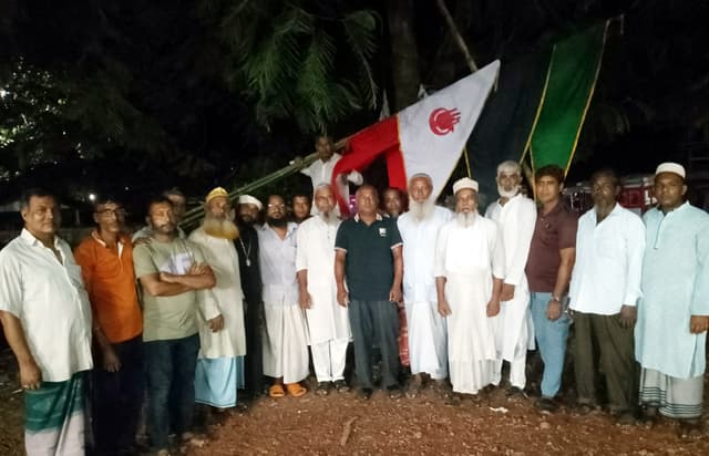 বরিশালে পবিত্র আশুরা উপলক্ষে পাক পাঞ্জাতন পরিষদের প্রস্তুতি সভা ও নিশান উত্তোলন
