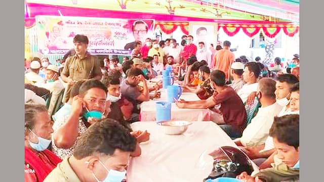 কালকিনিতে ঈদপুর্ণমিলনী, নেতাকর্মিদের ঢল