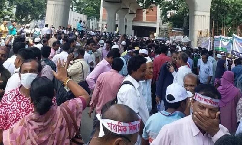 শিক্ষামন্ত্রীর আহ্বান প্রত্যাখ্যান, আন্দোলন চালিয়ে যাওয়ার ঘোষণা শিক্ষকদের