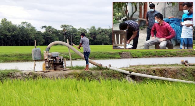 দেবীদ্বারে ড্রেজার মেশিন ধ্বংস, ৫০ হাজার টাকা জরিমানা