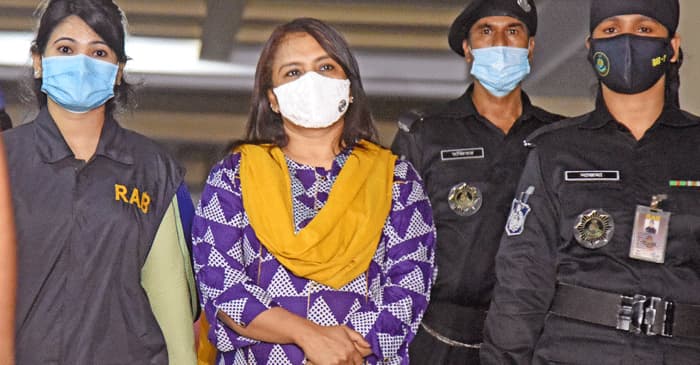 ৩ দিনের রিমান্ডে হেলেনা জাহাঙ্গীর