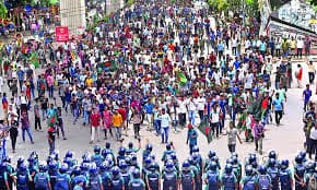 দাবি আদায়ে রাষ্ট্রীয় শোক প্রত্যাখ্যান, বৈষম্যবিরোধী ছাত্র আন্দোলনের