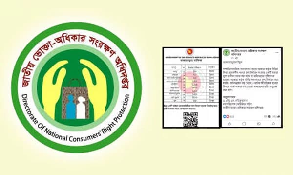 ফেসবুকে ছড়িয়ে পড়া পণ্যের মূল্যতালিকা সঠিক নয়: ভোক্তা অধিকার