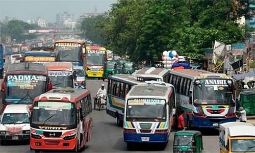 শতভাগ যাত্রী নিয়ে  চালু গণপরিবহন
