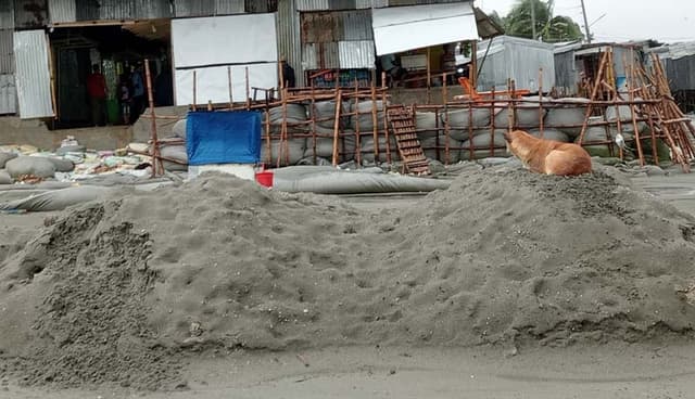 কুয়াকাটা সৈকতে অবৈধভাবে বালু উত্তোলন, ড্রেজার ব্যবসায়ীকে লাখ টাকা জরিমানা