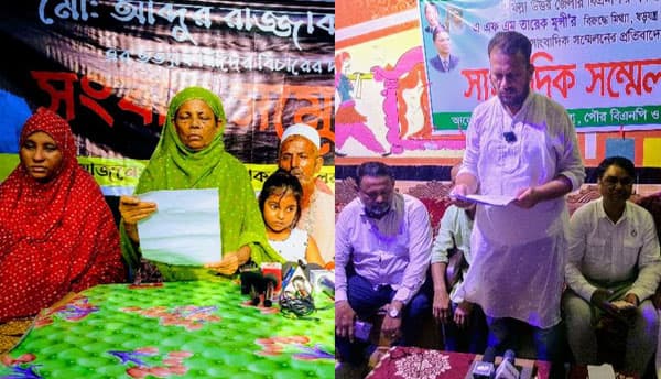 দেবীদ্বারে রুবেল হত্যা: বিএনপির দুই গ্রুপের পাল্টাপাল্টি সংবাদ সম্মেলন