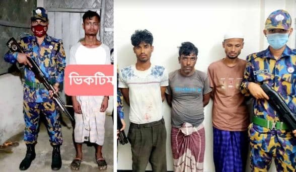 রোহিঙ্গা ক্যাম্পে অপহৃত যুবক উদ্ধার, আটক ৩