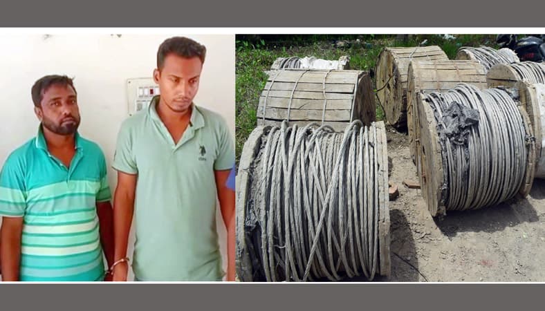 বরিশালে বিদ্যুতের চোরাই তারসহ গ্রেফতার-২