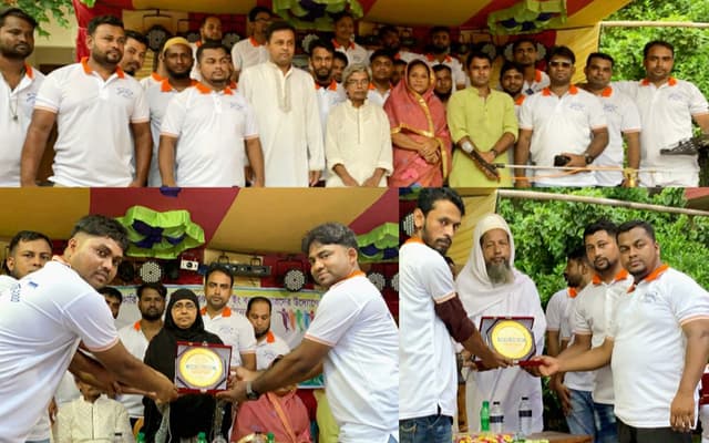 দেবীদ্বারে ফ্রেন্ডস গ্রুপ ২০০০ ব্যাচের উদ্যোগে শিক্ষকদের সংবর্ধনা